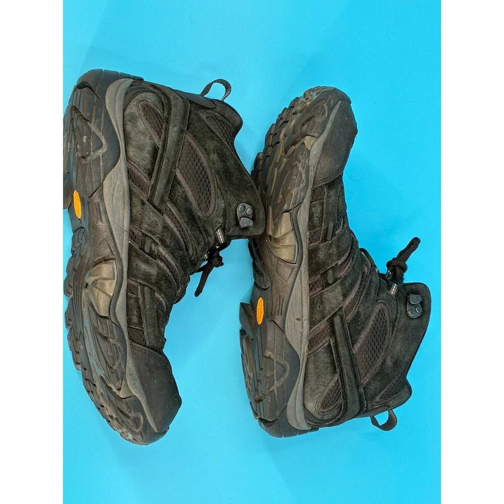 Merrell Moab 2 Mid Vent Mens Size 12 Black Night Vibram Hiking Boots J06049